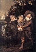 Frans Hals Group of Children WGA oil on canvas